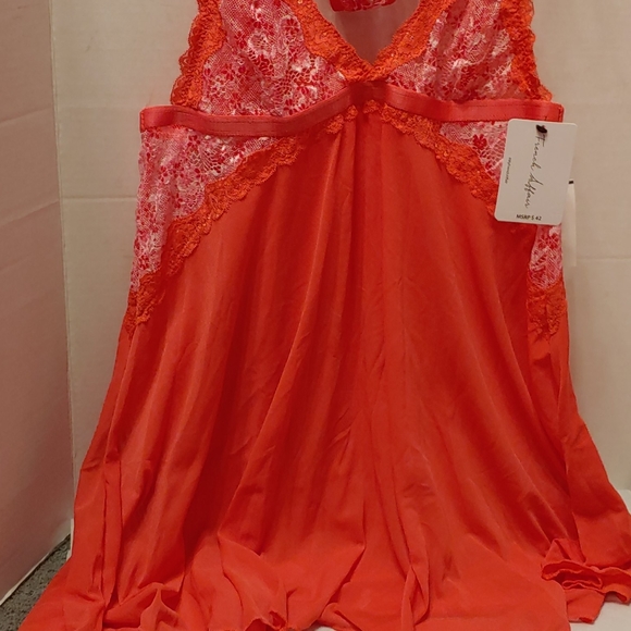 French Affair. Rouge Red Baby Dolls.  L SALE 1 DAY SALE - Picture 2 of 9